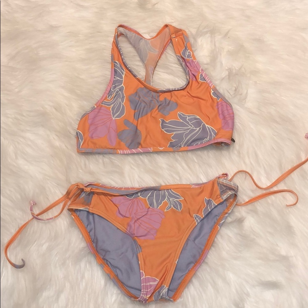 orange bikini